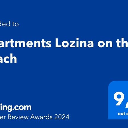 Apartments Lozina On The Beach Omis Exterior photo